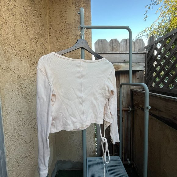 Big Bud Press Size P Vintage Tee Off White Wrap Top - Picture 2 of 2